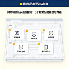 平凉建站-网站制作新手避坑指南：5个最常见的错误与对策