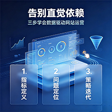 平凉建站-告别直觉依赖：三步学会数据驱动网站运营