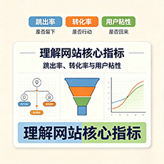 平凉建站-理解网站核心指标：跳出率、转化率与用户粘性