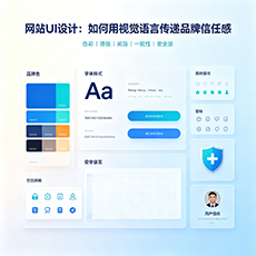 平凉建站-网站UI设计：如何用视觉语言传递品牌信任感